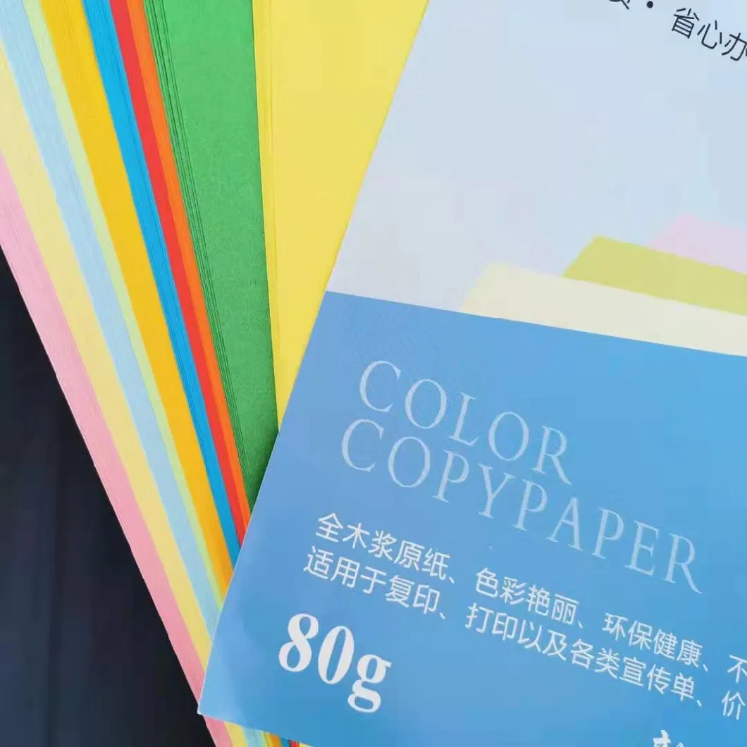 Color A4 Copy Paper as Origami Paper for Stationery Fields