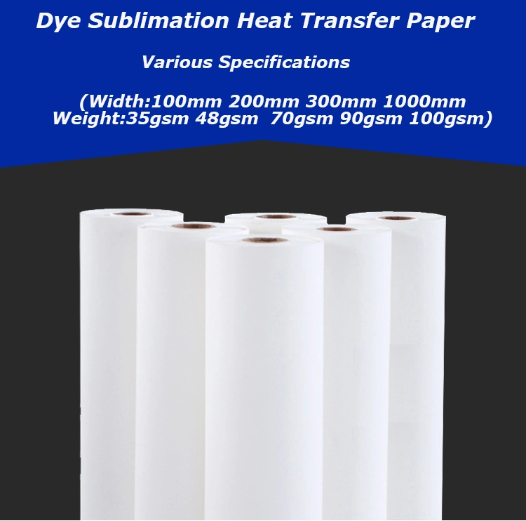 Heat Transfertextile 35/50/60/70/90/100GSM Dye Sublimation Paper