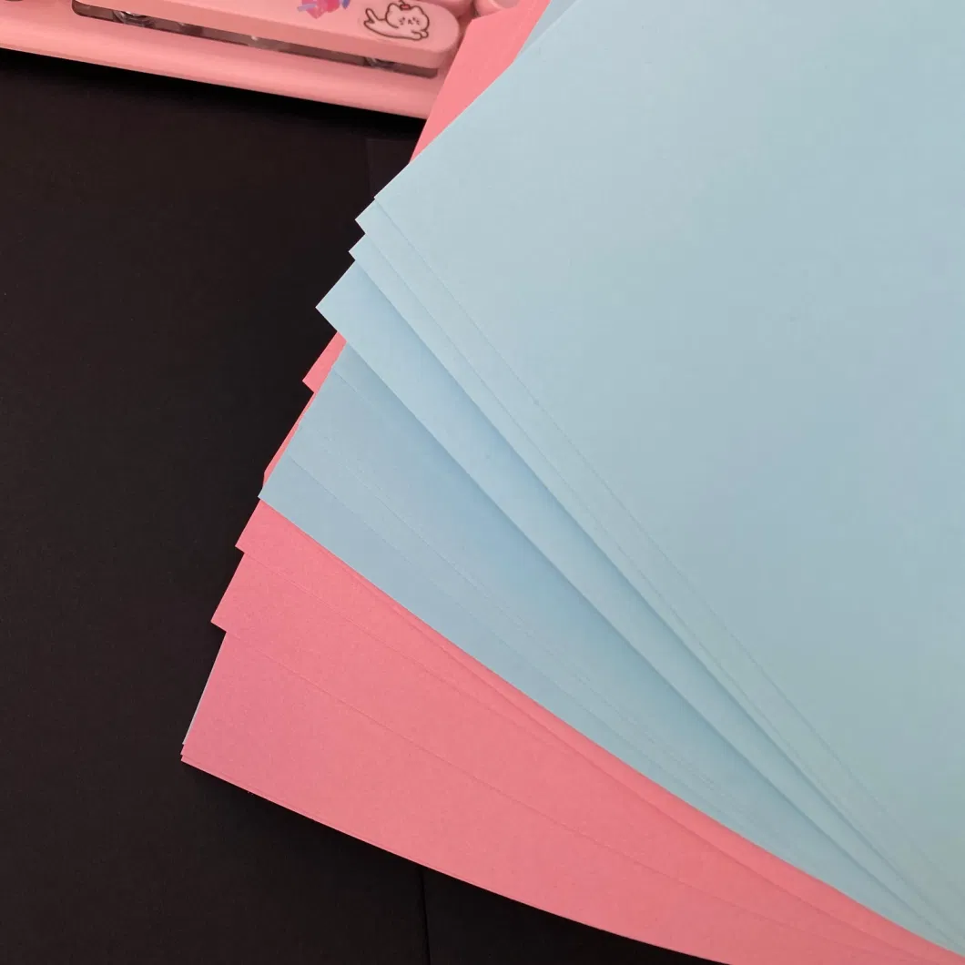 180g Pink/Blue Colored Paper Special Paper Color Copy Paper Office Supplies School Stationery Children&prime;s Origami